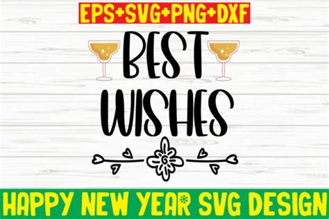 Best Wishes Svg Cut File Graphic By Thesvgfactory · Creative Fabrica