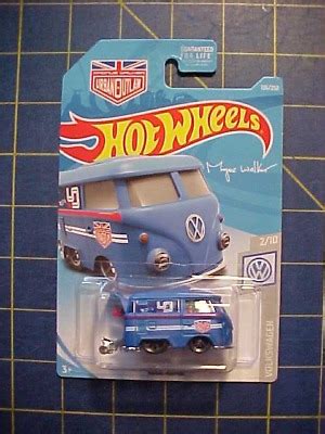 HOT WHEELS VOLKSWAGEN KOOL KOMBI MAGNUS WALKER URBAN OUTLAW NIP BLUE