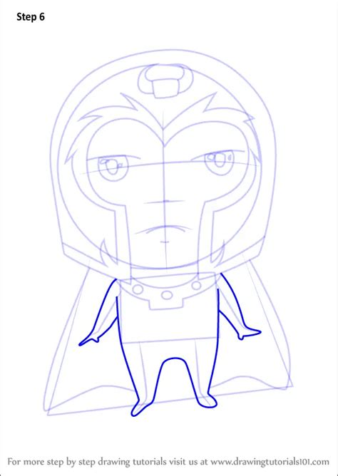 How To Draw Chibi Magneto Chibi Characters Step By Step