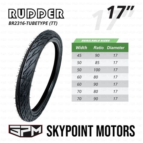 Cod Rudder Tube Type Tire