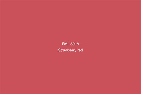 Ral 3018 Colour Strawberry Red Ral Red Colours Ral Colour Chart Uk