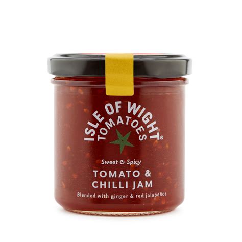 Isle Of Wight Tomatoes Tomato And Chilli Jam 6 X 190g The Cress Company