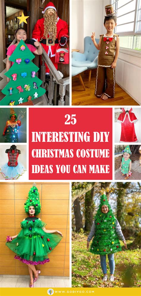 25 Interesting DIY Christmas Costume Ideas You Can Make - GODIYGO.COM