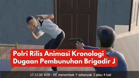 Mabes Polri Rilis Animasi Kronologi Dugaan Pembunuhan Brigadir Yosua