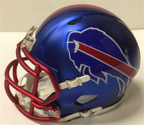 Thurman Thomas Signed Bills Riddell Blaze Mini Helmet Jsa Coa