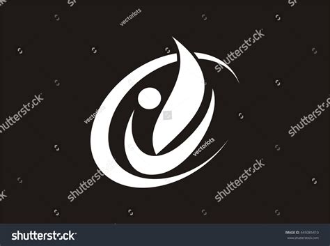 Figure Logo Vector Stock Vector (Royalty Free) 445085410 | Shutterstock