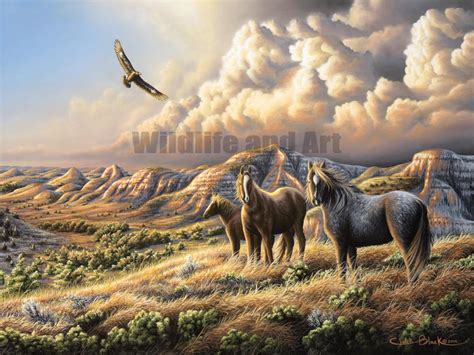 Wild Horses Painting at PaintingValley.com | Explore collection of Wild ...