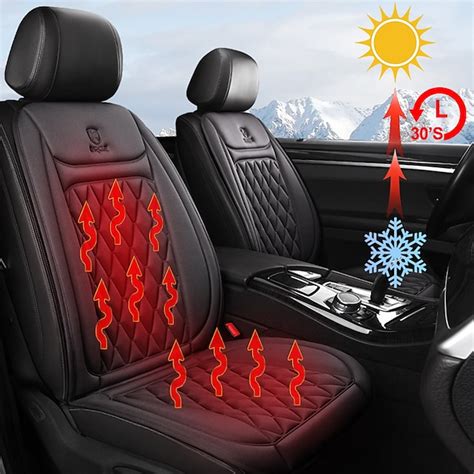 V Heated Car Seat Cover S Fast Car Seat Heater Flannel Heated