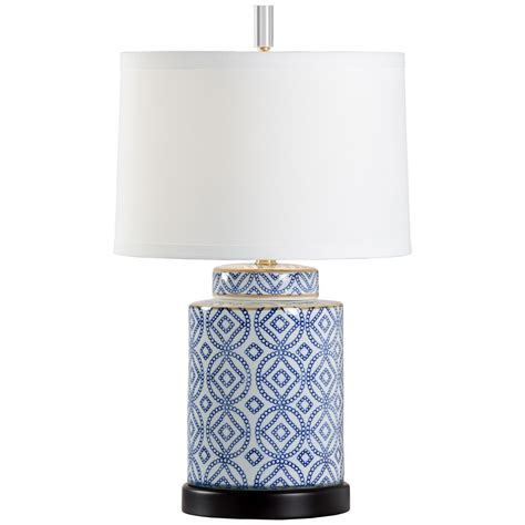 Wildwood Blue Eleanor Lamp Lamp Table Lamp White Table Lamp