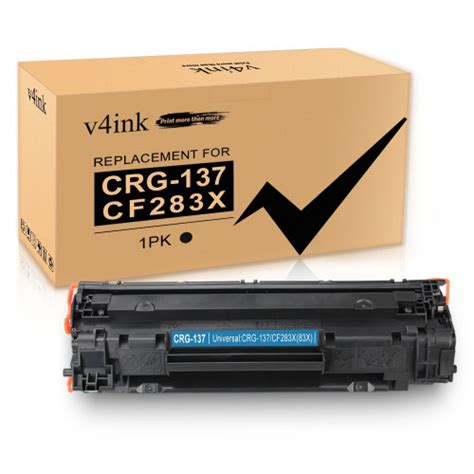 V4ink Compatible Canon 137 Black Toner Cartridge 1 Pack