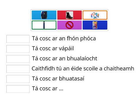 Rialacha Na Scoile Match Up