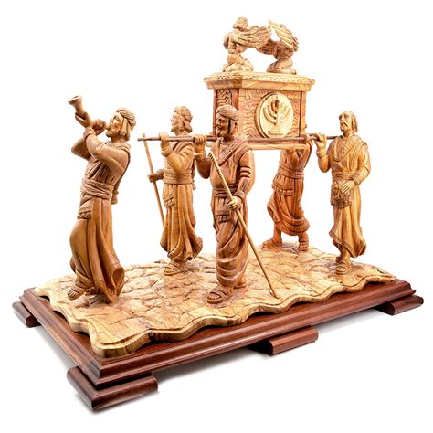 Huge Ark Of The Covenant Carried By Priests Olive Wood