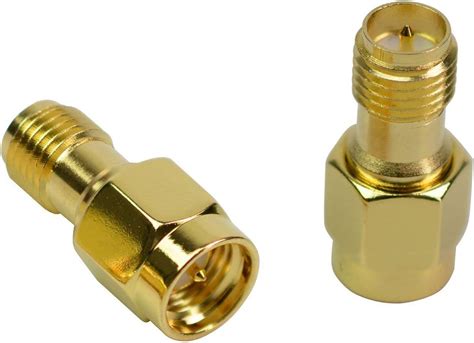 Amazon Mwrf Source Pcs Coaxial Coax Adapter Sma Male To Rp Sma