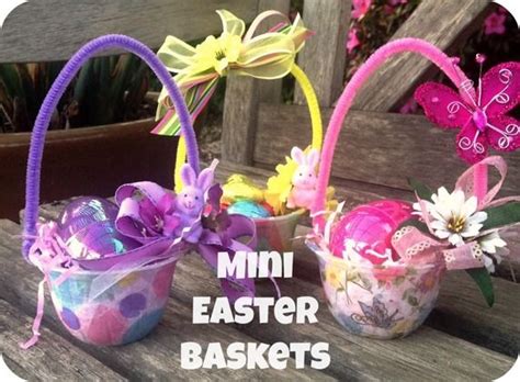 Mini Easter Baskets Children´s Books Play Kits Mini Easter Basket