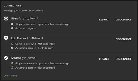 How To Link Your Steam Epic And Ubisoft Game Libraries To Geforce Now Hothardware