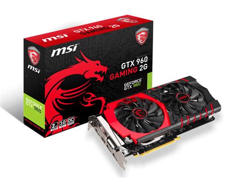 Specification GeForce GTX 960 GAMING 2G | MSI Global - The Leading Brand in High-end Gaming ...