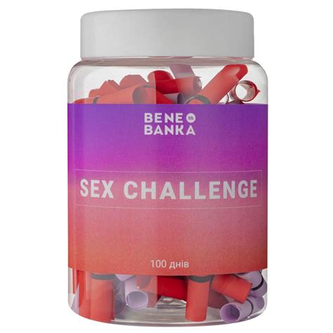 Баночка с записками Sex challenge украинский язык купить в Украине