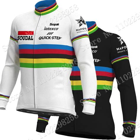 Soudal Camiseta De Ciclismo Quick Step Team Ropa De Manga Larga Del