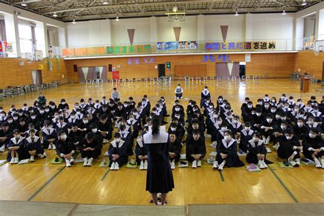 228金修了式 津島市立藤浪中学校