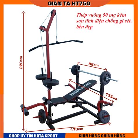 Giàn Tập Tạ đa Năng Ht750 Lớn Dụng Cụ Thể Thao Máy Tập Thể Thao Giá