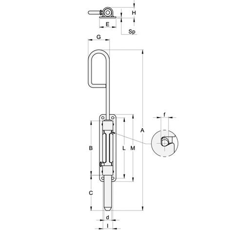 Verrou Baionnette Support Visser Fa Avec Bricometal