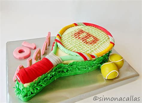 Tort Racheta De Tenis Tennis Racket Cake Simonacallas