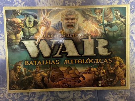 Jogo de Tabuleiro War Batalhas Mitológicas Jogo de Tabuleiro Grow