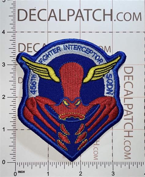 Usaf 456th Fighter Interceptor Squadron Patch Decal Patch Co