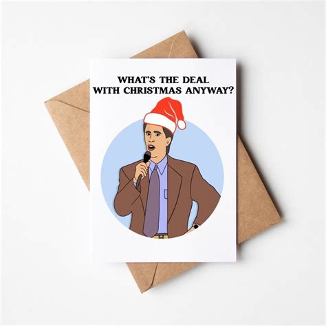 Jerry Seinfeld Seinfeld Happy Birthday Card Funny Card Etsy