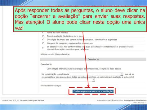 Área do Aluno Manual de Uso ppt carregar