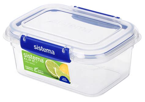 Купить Кухонный контейнер для еды Sistema Klip It+ 1,0л: отзывы, фото и ...