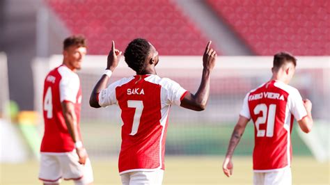 Bukayo Saka Shines As Kai Havertz Given Arsenal Debut In Nurnberg Draw