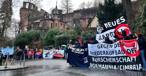 Demo In Heidelberg Neuaufbau Der Burschenschaft Normannia Als Cimbria