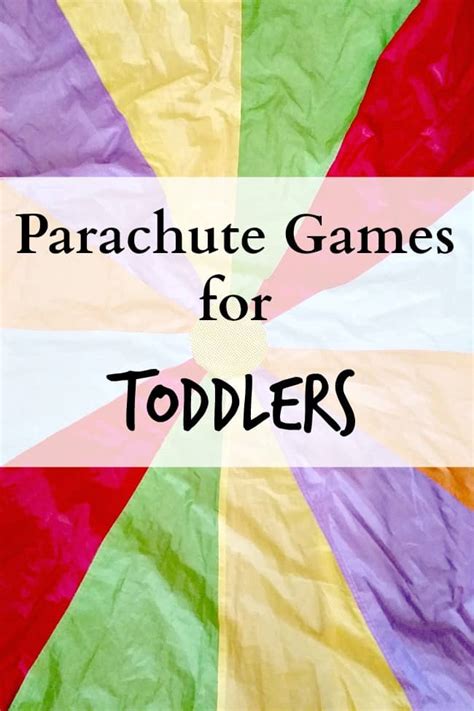 Parachute Games for Toddlers : Easy Activities for Early Years