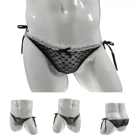Culotte Sexy Sissy Avec Slips Bikini String Dentelle Pour Sous