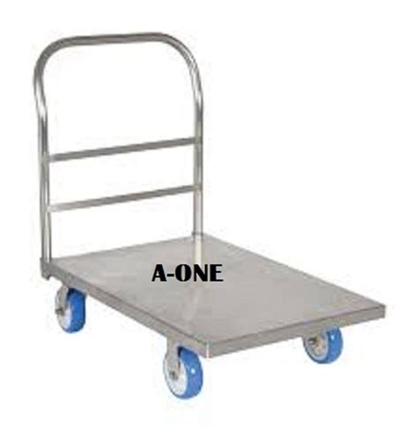 A One Heavy Ss Platform Trolley Model Name Number A1t Load Capacity