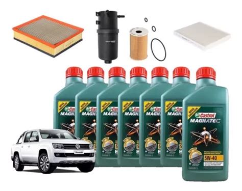 Kit Revisão Troca De Óleo Amarok 2 0 Tdi 2010 À 2014 S dpf Frete grátis