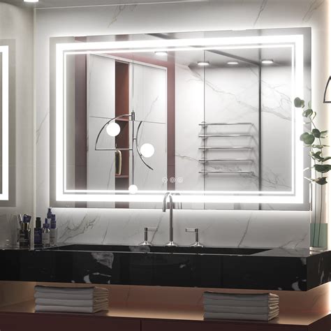 Keonjinn Led Bathroom Mirror X With Frontlit And Backlight