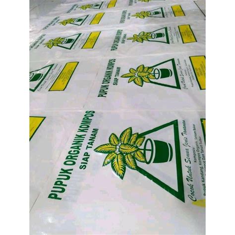 Jual Plastik Pupuk Sablon Custom Size X Cm Shopee Indonesia