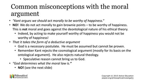 Kants Moral Argument For The Existence Of God