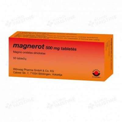 Magnerot 500 Mg Magnio Tabletes N50 Kaina Nuo 7 82 3 Pard