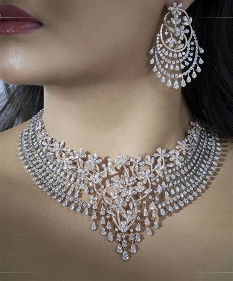 Pin By Manoj Kadel On Diamond Necklaces Colour Stone And Perls Jewellery Fancy Jewelry Necklace