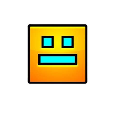 This Is A Picture Of The Geometry Dash Cube Rnotinteresting