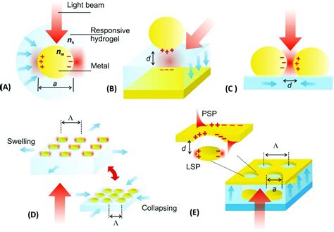 Plasmonic Nanomaterials With Responsive Polymer Hydrogels For Sensing