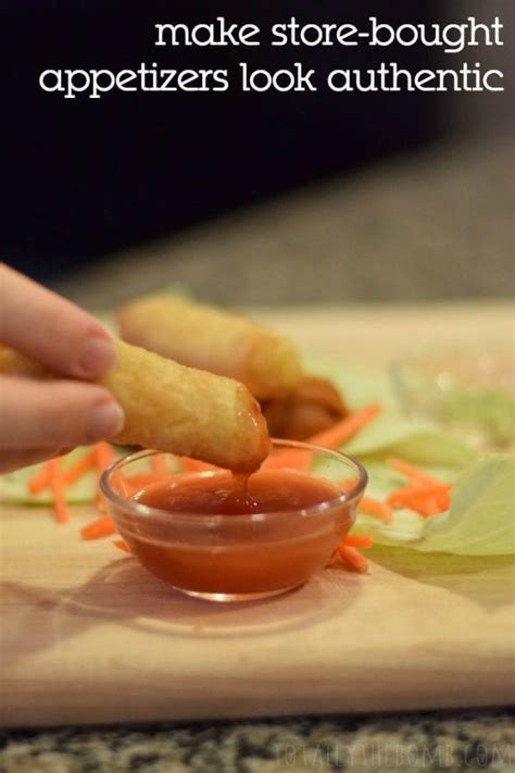 Make Store Bought Appetizers Look Authentic