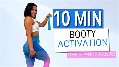 10 Min Booty Activation To Grow Your Glutes Optional Resistance Band Youtube