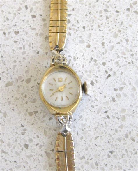 Vintage Ladies Waltham 10kt Gold Watch By Lemontreefarm On Etsy