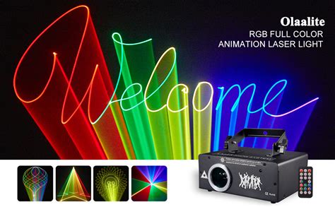 Amazon Animation Laser Light DJ Light Olaalite 3D Stage Party