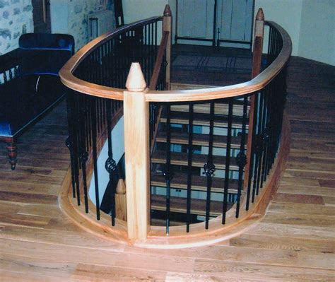 Solid Oak Staircase Steel Spandrel Cage Detail Graham Havas