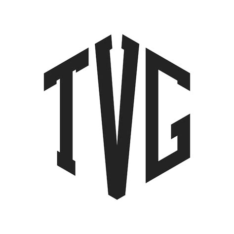 Premium Vector Tvg Logo Design Initial Letter Tvg Monogram Logo Using